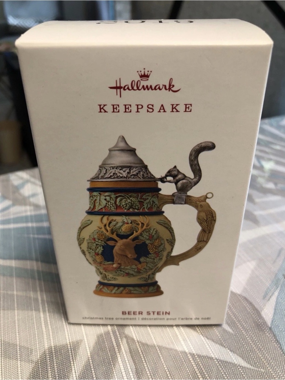 Hallmark 2019 Beer Stein Ornament - NEW In Box